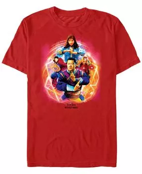 Мужская футболка с коротким рукавом likeness doctor strange movie 2 strong three Fifth Sun, красный