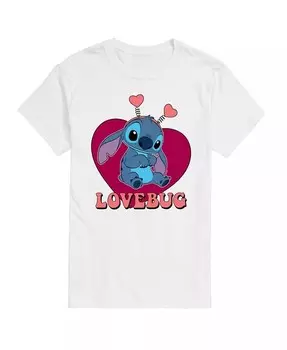 Мужская футболка с коротким рукавом Lilo and Stitch AIRWAVES, белый