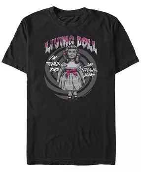 Мужская футболка с коротким рукавом living doll talky tina Fifth Sun, черный