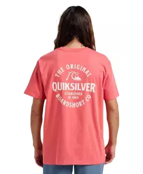 Мужская футболка с коротким рукавом Locked Up Quiksilver, красный