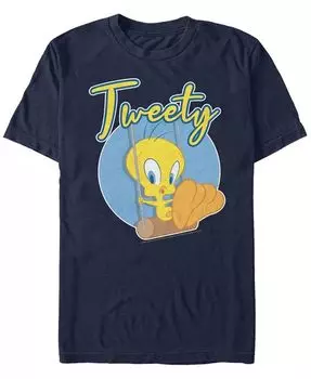 Мужская футболка с коротким рукавом Looney Tunes Tweety Swing Fifth Sun, синий
