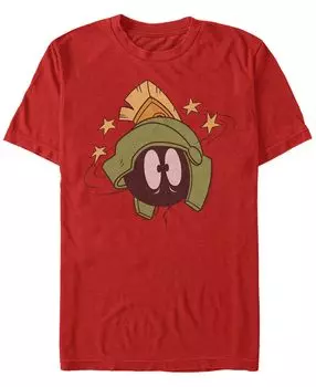 Мужская футболка с коротким рукавом looney tunes marvin the martian head spin от looney tunes Fifth Sun, красный