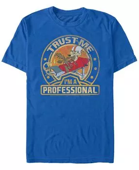 Мужская футболка с коротким рукавом looney tunes wile e. coyote trust me i'm a professional Fifth Sun