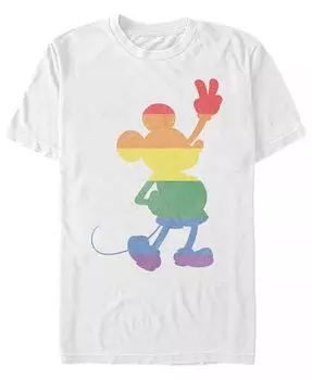 Мужская футболка с коротким рукавом Love Is Mickey Fifth Sun, белый