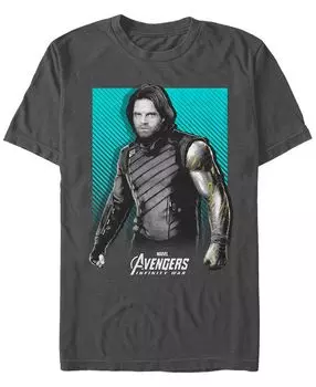 Мужская футболка с коротким рукавом marvel avengers infinity war bucky war pose Fifth Sun, мульти