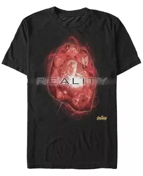 Мужская футболка с коротким рукавом marvel avengers infinity war the reality stone Fifth Sun, черный
