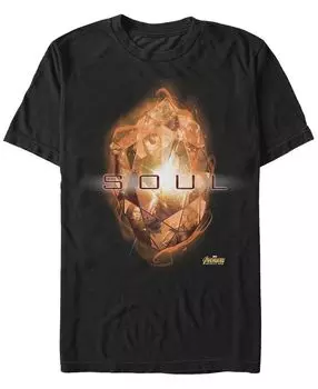 Мужская футболка с коротким рукавом marvel avengers infinity war the soul stone Fifth Sun, черный