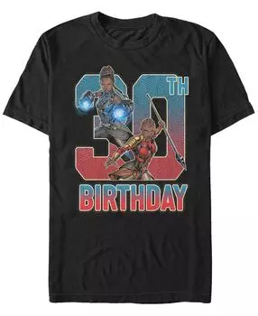 Мужская футболка с коротким рукавом marvel black panther shuri and okoye 30th birthday Fifth Sun, черный