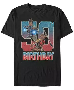 Мужская футболка с коротким рукавом marvel black panther shuri and okoye 50th birthday Fifth Sun, черный