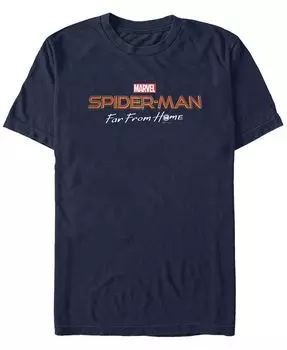 Мужская футболка с коротким рукавом Marvel «Человек-паук вдали от дома» Fifth Sun, синий