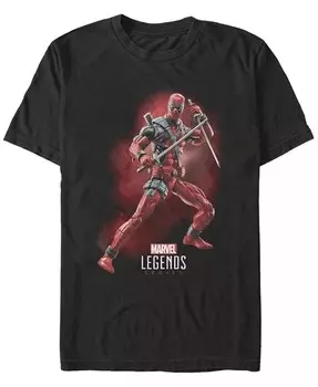 Мужская футболка с коротким рукавом Marvel Legends Deadpool Crew Fifth Sun, черный