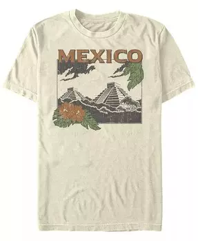 Мужская футболка с коротким рукавом Mexico Touristy Crew Fifth Sun, коричневый/бежевый