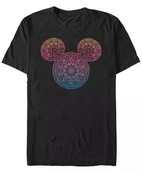 Мужская футболка с коротким рукавом mickey mandala fill Fifth Sun, черный