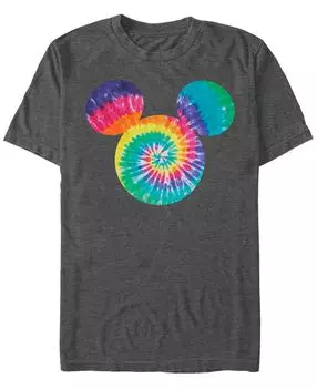 Мужская футболка с коротким рукавом mickey tie dye fill Fifth Sun, темно-серый