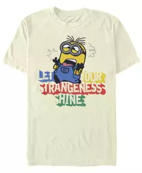 Мужская футболка с коротким рукавом Minions Strangeness Shine Fifth Sun, желтый