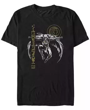 Мужская футболка с коротким рукавом Moon Knight Glyph Lift Fifth Sun, черный