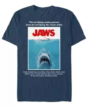 Мужская футболка с коротким рукавом "Movie Poster" Jaws, синий