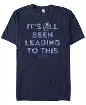 Мужская футболка с коротким рукавом «Мстители: Война бесконечности» Marvel, ведущая к этой футболке с коротким рукавом Fifth Sun, синий