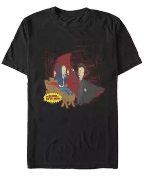 Мужская футболка с коротким рукавом mtv beavis and butthead halloween vampires Fifth Sun, черный