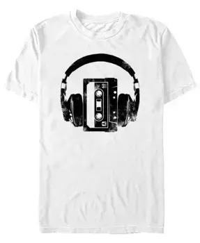 Мужская футболка с коротким рукавом Music for Life Design By Humans, белый