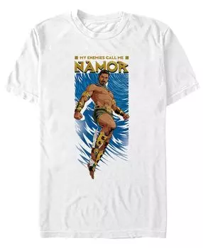 Мужская футболка с коротким рукавом namor's epic entrance Fifth Sun, белый