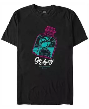 Мужская футболка с коротким рукавом neff bottle that go away Fifth Sun, черный