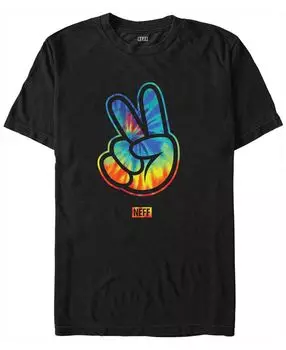 Мужская футболка с коротким рукавом neff peace fingers Fifth Sun, черный