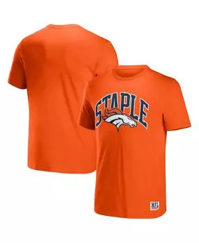 Мужская футболка с коротким рукавом nfl x staple orange denver broncos lockup logo NFL Properties
