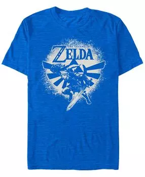 Мужская футболка с коротким рукавом nintendo zelda link wingcrest spray paint Fifth Sun, мульти