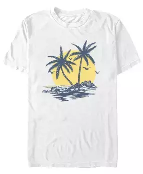 Мужская футболка с коротким рукавом Palms Fifth Sun, белый