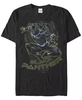 Мужская футболка с коротким рукавом Panther с круглым вырезом Fifth Sun, цвет Black