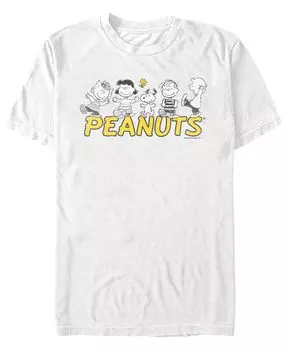 Мужская футболка с коротким рукавом peanuts friends Fifth Sun, белый