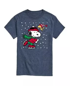 Мужская футболка с коротким рукавом Peanuts Holidays AIRWAVES, синий