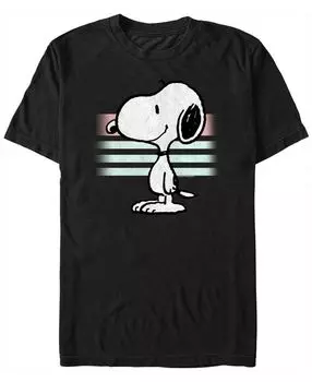 Мужская футболка с коротким рукавом peanuts retro snoopy Fifth Sun, черный