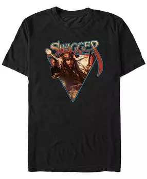 Мужская футболка с коротким рукавом «пираты карибского моря» swagger Fifth Sun, черный