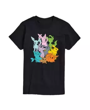 Мужская футболка с коротким рукавом Pokmon Character Group AIRWAVES, черный