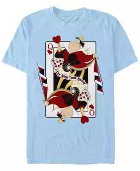 Мужская футболка с коротким рукавом Queen of Hearts Fifth Sun, синий