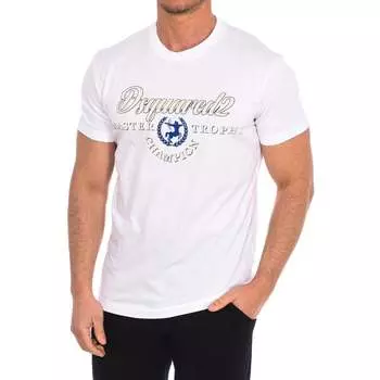 Мужская футболка с коротким рукавом s71gd1346 s23009 Dsquared2, белый