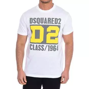 Мужская футболка с коротким рукавом s74gd1169 s23009 Dsquared2, белый