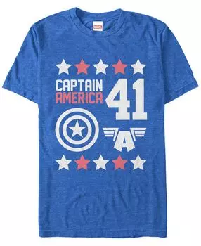 Мужская футболка с коротким рукавом с логотипом marvel, коллекция комиксов «капитан америка» Fifth Sun, мульти