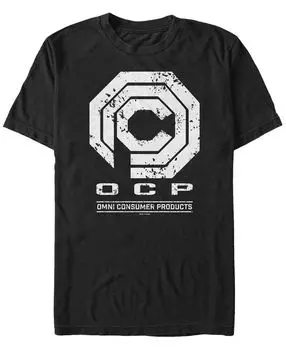 Мужская футболка с коротким рукавом с логотипом robocop ocp omn consumer products Fifth Sun, черный