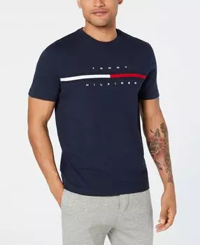 Мужская футболка с коротким рукавом с логотипом tino Tommy Hilfiger, мульти