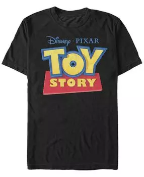 Мужская футболка с коротким рукавом с официальным логотипом disney pixar toy story movie logo Fifth Sun, черный