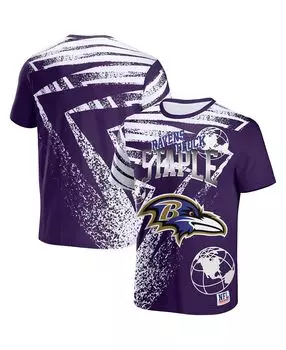 Мужская футболка с коротким рукавом с принтом nfl x staple purple baltimore ravens team slogan NFL Properties, фиолетовый