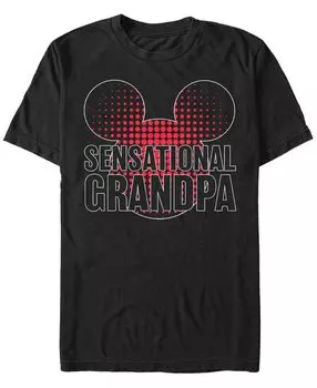 Мужская футболка с коротким рукавом sensational grandpa Fifth Sun, черный