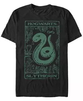 Мужская футболка с коротким рукавом Slytherin Tarot Crew Fifth Sun, черный