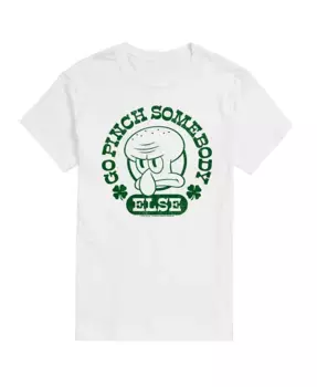 Мужская футболка с коротким рукавом SpongeBob SquarePants Go Pinch Somebody AIRWAVES, белый