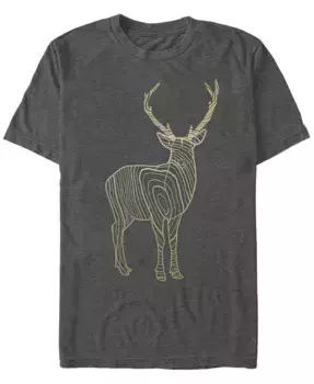 Мужская футболка с коротким рукавом Stag Tree Grain Fifth Sun, серый