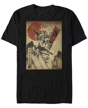 Мужская футболка с коротким рукавом star wars galactic republic kanji Fifth Sun, черный