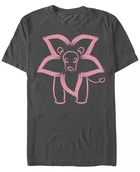 Мужская футболка с коротким рукавом steven universe flower lion outline Fifth Sun, мульти